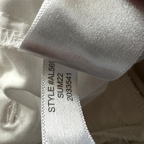 J.Crew Factory 9" Frankie Bermuda Chino Short White Womens 12 Euro Summer Preppy - Picture 6 of 7